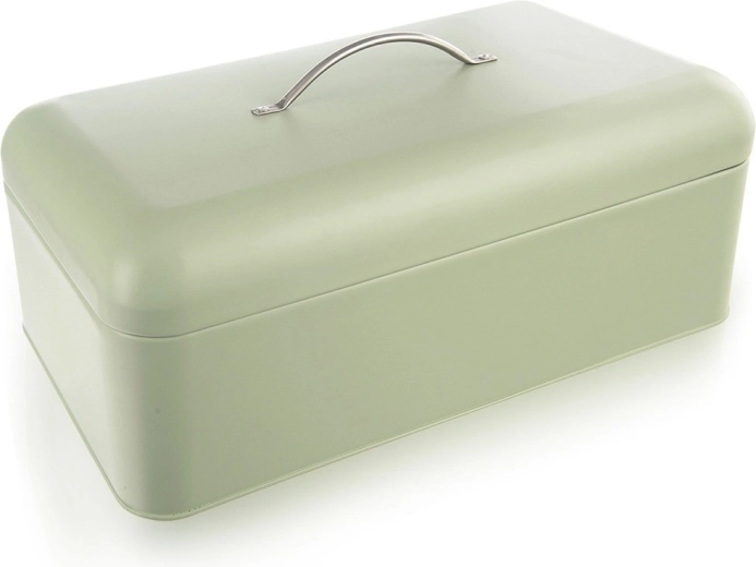 Panera metálica GREENISH, verde menta mate, 42,5 × 23 × 20 cm