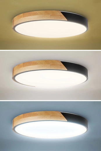 Diseño para interiores modernos: roble + acento negro