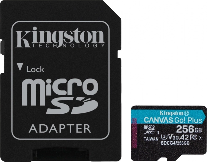 Tarjeta microSD Kingston Canvas Go! Plus 256GB