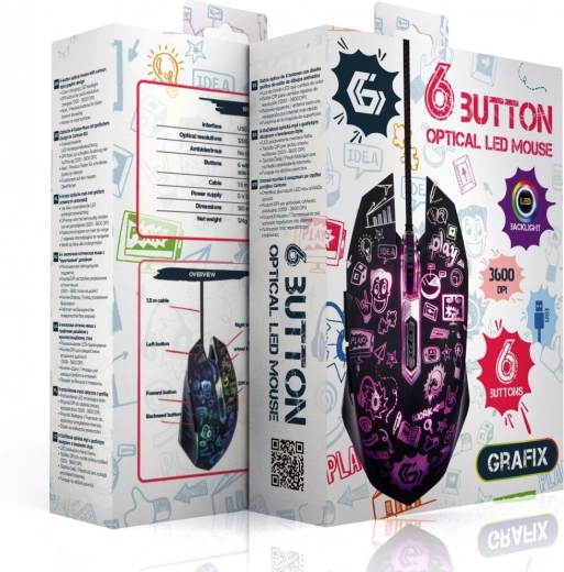 6 botones para un control cómodo