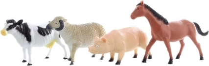 Animales domésticos, figura de plástico 17 cm