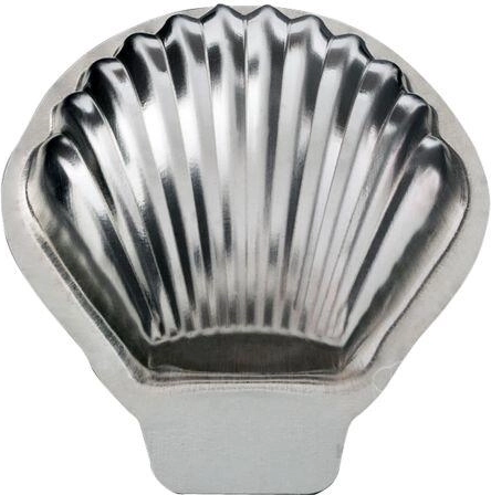 Moldes para galletas con forma de conchita mini, 20 uds.