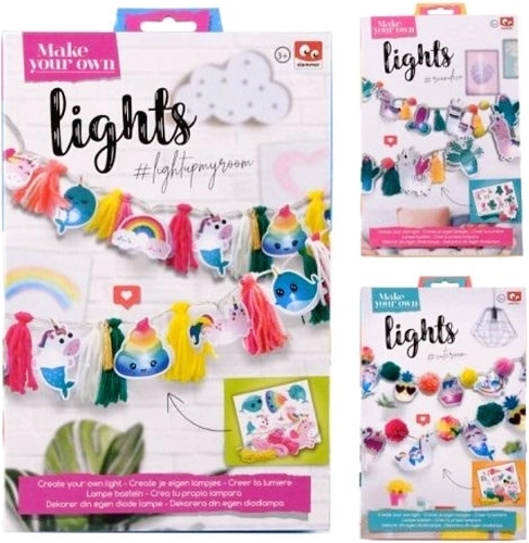 Crea tu lámpara LED – guirnalda luminosa creativa