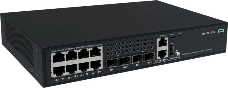 Switch HPE Networking CW 2150 8× Gigabit PoE+ 2× SFP 2× SFP+ 125 W