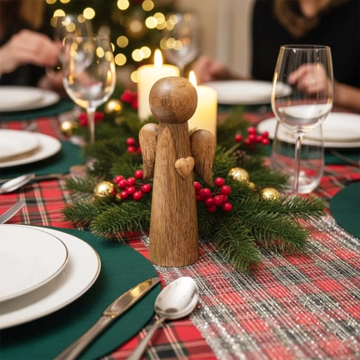 Decoración elegante para la mesa festiva