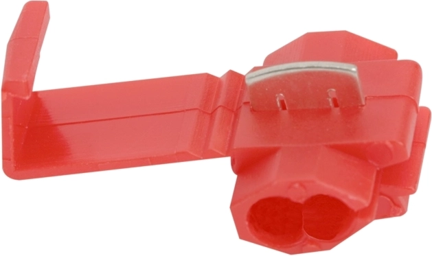 Conector de cables rojo para cables de 1 o 2 conductores