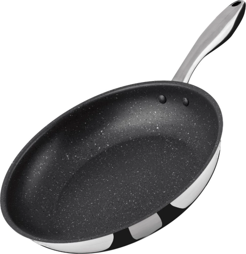 Sartén de acero inoxidable para saltear Lamart de 28 cm