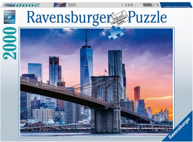 Puzzle 2D 2000 piezas panorama de Nueva York Ravensburger