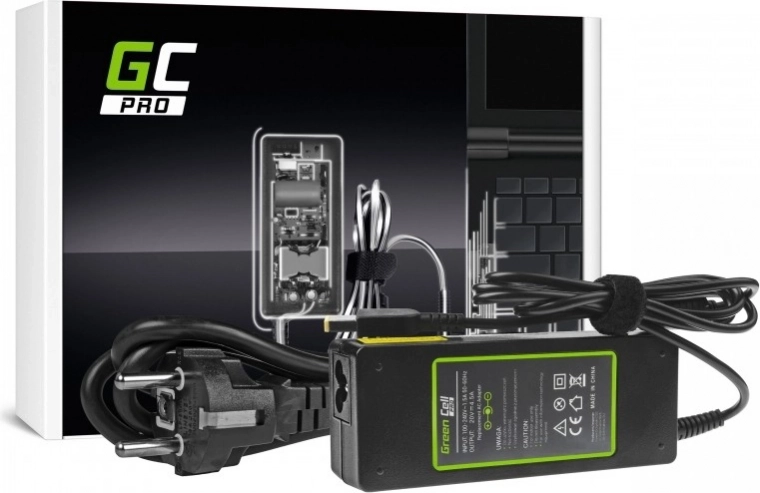 Adaptador de alimentación Green Cell PRO 20V 4,5 A 90 W para Lenovo con conector Slim Tip