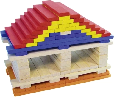 Construcción de madera Batibloc color 100 de VILAC