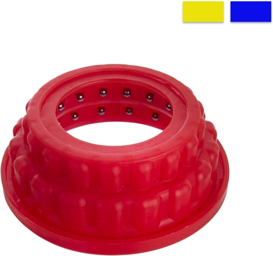 Cabezal ajustable para conservas de 83/68 mm con bolas, colores surtidos