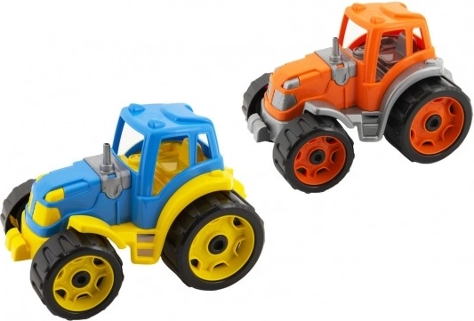 Tractor de plástico de 25 cm de rueda libre para niños