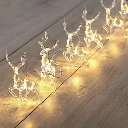 Renos transparentes con purpurina para una dispersión de luz llamativa