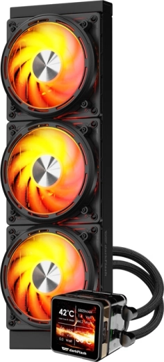 AIO de 360 mm con triple ventilador y rendimiento silencioso