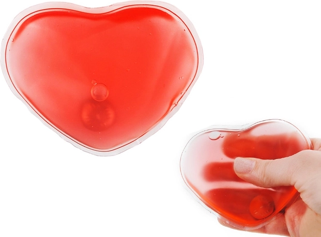 Malatec calentador de manos reutilizable en forma de corazón - 1 pieza
