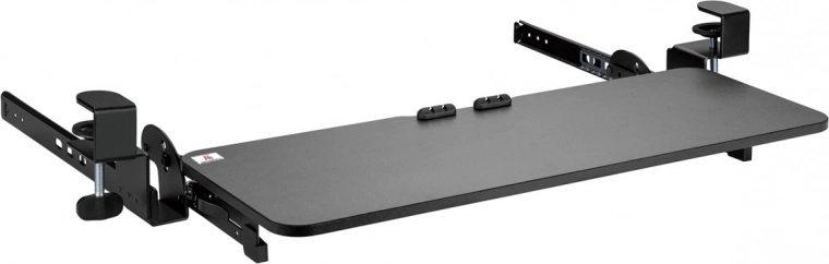 Soporte ajustable para teclado bajo el escritorio