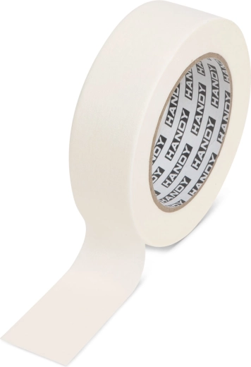 Cinta de enmascarar con adhesivo a base de agua, 50 m x 36 mm, blanca