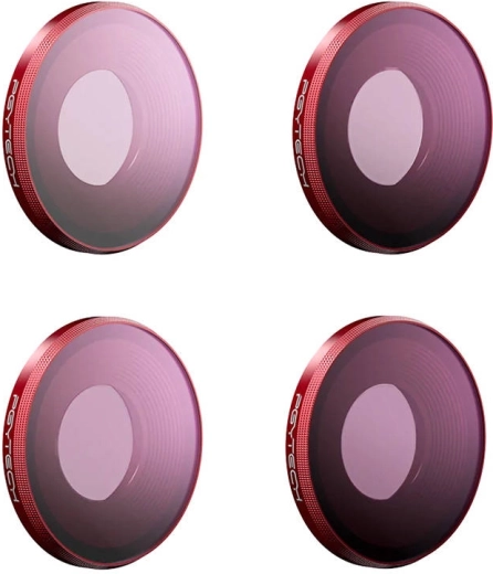 PGYTECH juego de filtros ND ND8/16/32/64 para DJI Osmo Action 3