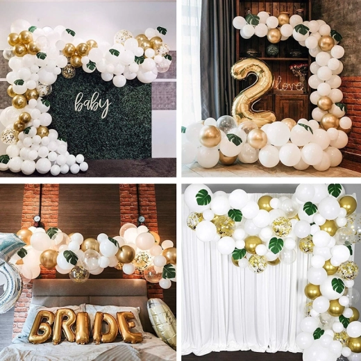 Elementos decorativos con hojas