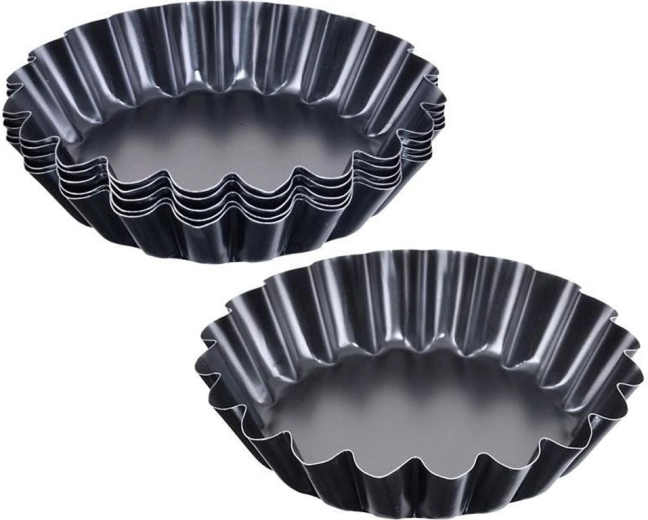 Moldes metálicos para tartaletas Orion de 9 cm - 6 unidades