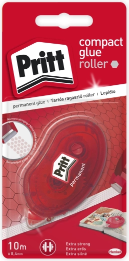 Rodillo adhesivo Pritt Compact permanente 8,4 mm x 10 m