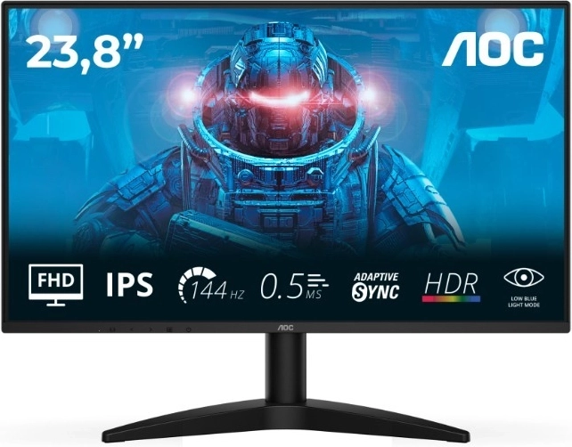 Monitor IPS de 23,8" 144 Hz con HDMI y DisplayPort