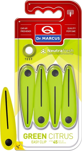 Dr. Marcus Easy Clip Green Citrus ambientador de coche