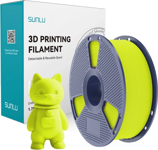 Filamento Sunlu PLA Matte verde claro