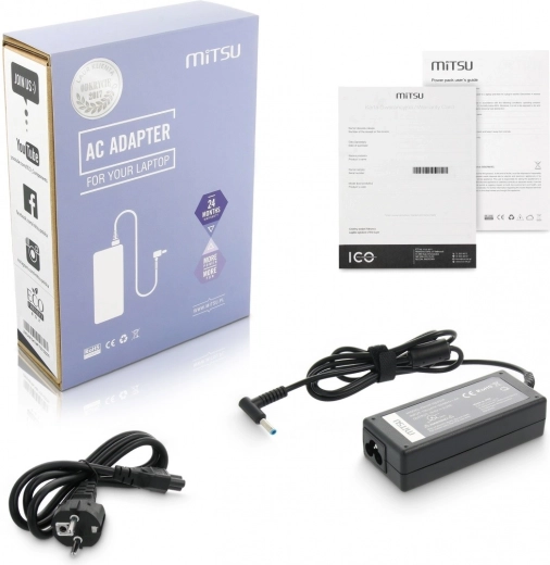 Cargador Mitsu para portátiles HP Compaq 65 W