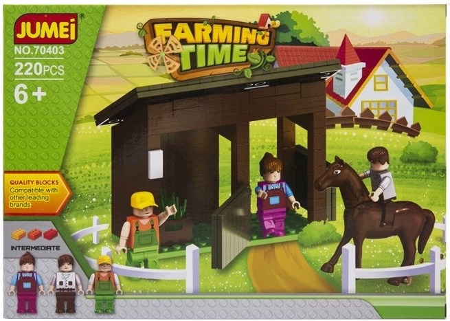 Set de construcción Jumei granja Farming Time 220 piezas - 1 unidad