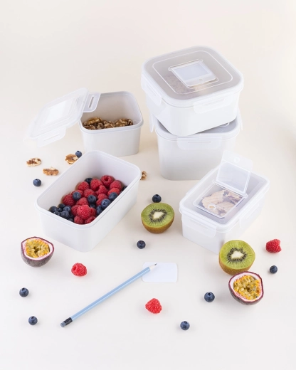 Q-lock recipiente transparente para alimentos 0,38 l