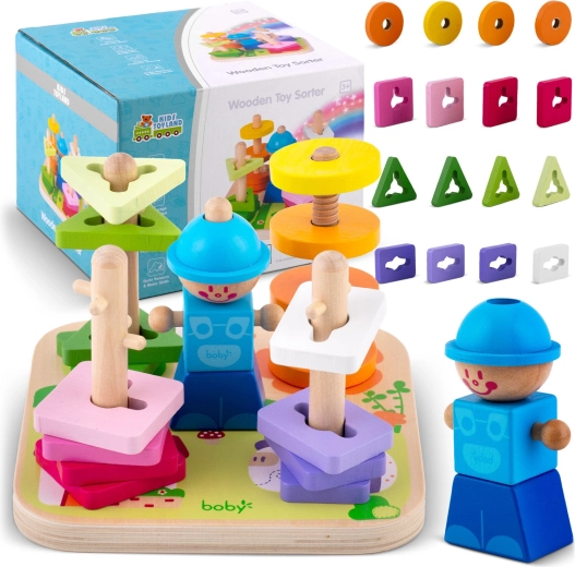 Clasificador de madera para formar y apilar Ricokids