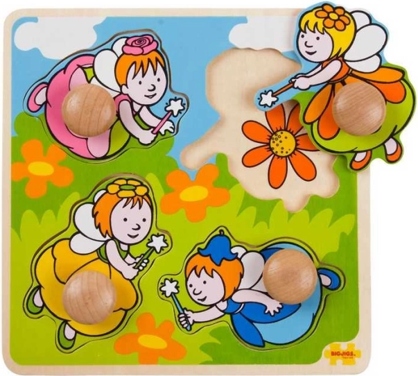 Bigjigs Toys puzle encajable Hadas