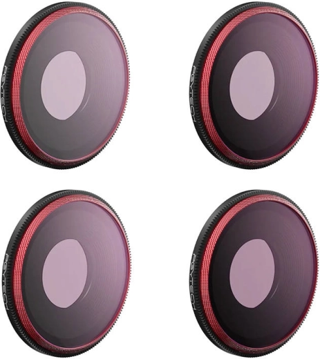 PGYTECH set de filtros ND-PL (8/16/32/64) para DJI Osmo Action 3