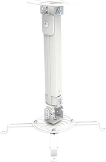 Brazo de techo para proyector 38–58 cm, 13,5 kg, plateado