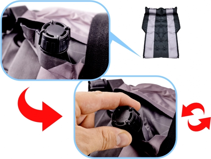 Inflado fácil y ajuste de firmeza