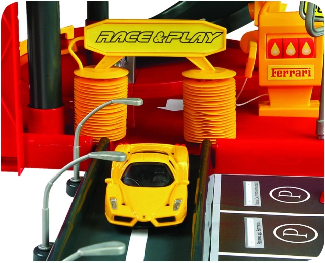 Ascensor funcional y lavadero realista