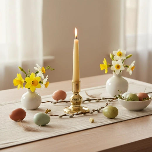 Luz ambiental agradable de las tealights