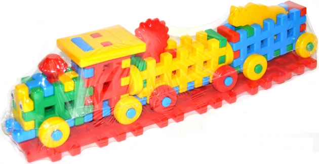 Kit de construcción de plástico: tren