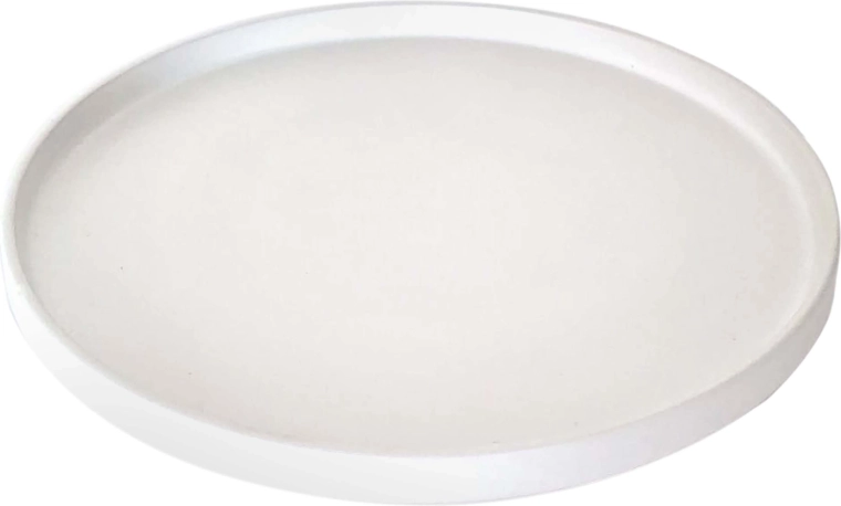 Plato de postre 20 cm blanco mate Kitchisimo