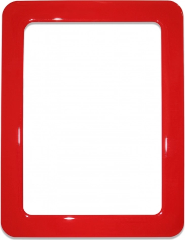 Marco magnético autoadhesivo 16,0 × 11,8 cm – rojo