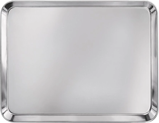 Bandeja de servicio de acero inoxidable 31,7 × 24 cm