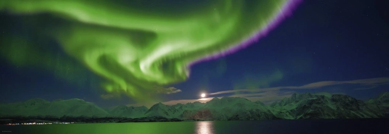 Puzle HEYE 1000 piezas aurora boreal panorama