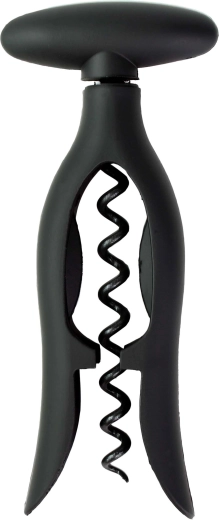 Sacacorchos de plástico ABS negro