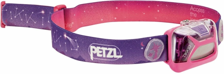 Linterna frontal infantil Petzl Tikkid rosa