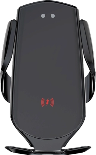Soporte automático para coche Maxlife con carga inalámbrica de 15 W, negro