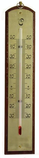 Termómetro de alcohol para interiores PROVENCE - de madera, -30 a +50 °C