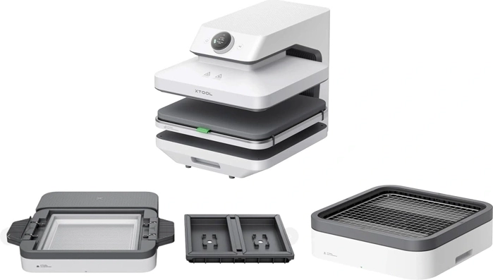 Prensa térmica multifunción xTool WonderPress V1.0 3 en 1 blanca