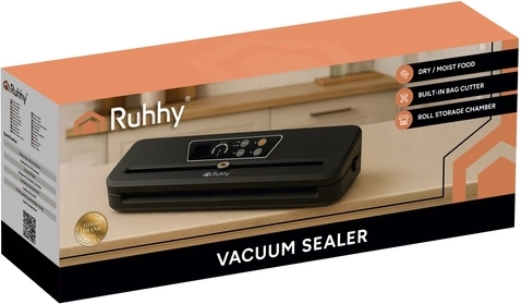 Cortador integrado y ancho de bolsa de hasta 30 cm