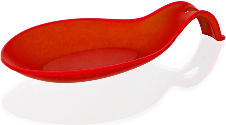 Cuenco de silicona para apoyar utensilios CULINARIA, rojo